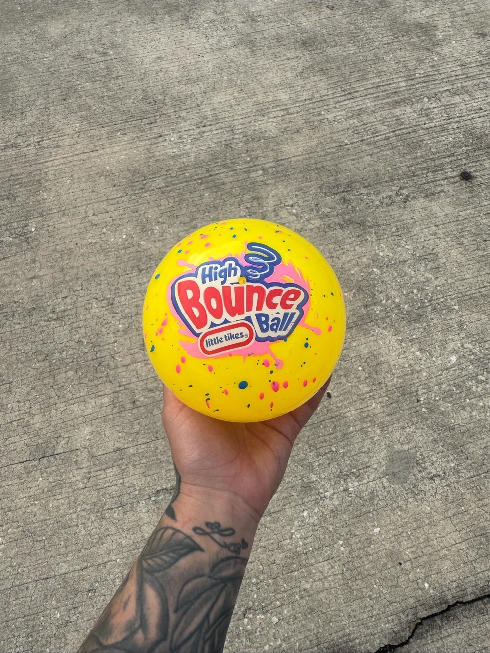 Little Tikes High Bounce Ball - Yellow